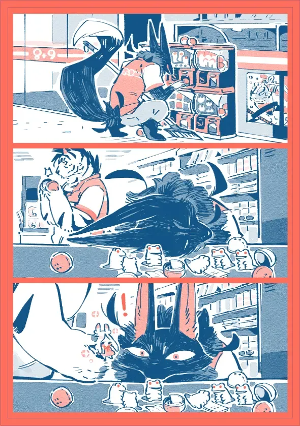 Wolf & Bear & Cafe // Fox & Tiger & Cup Noodles Fhentai - Page 65