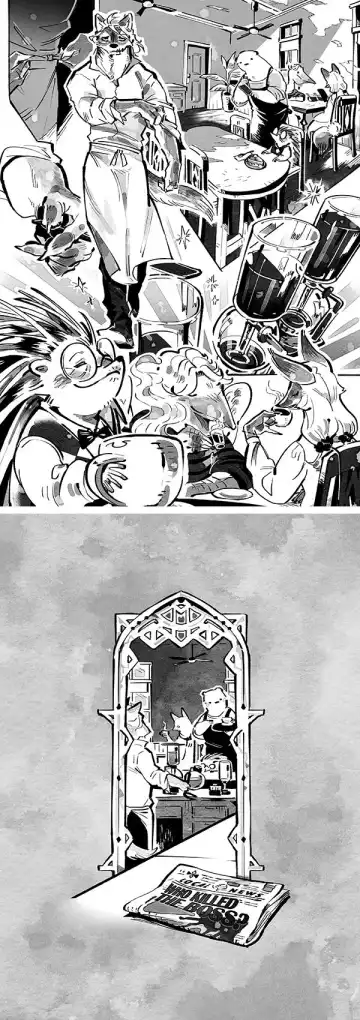 Wolf & Bear & Cafe // Fox & Tiger & Cup Noodles Fhentai - Page 14