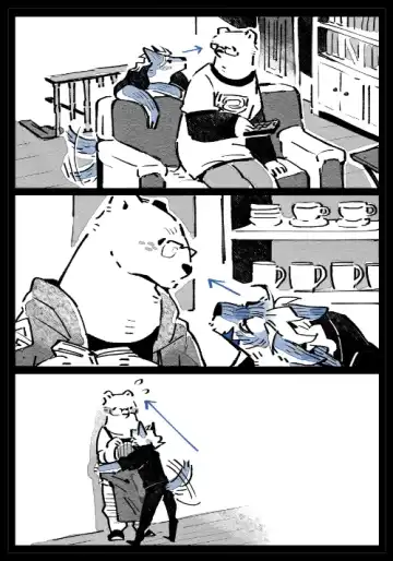 Wolf & Bear & Cafe // Fox & Tiger & Cup Noodles Fhentai - Page 25