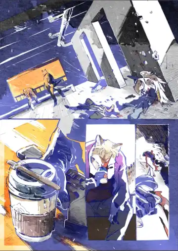 Wolf & Bear & Cafe // Fox & Tiger & Cup Noodles Fhentai - Page 3