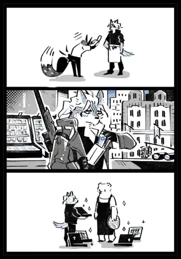 Wolf & Bear & Cafe // Fox & Tiger & Cup Noodles Fhentai - Page 31