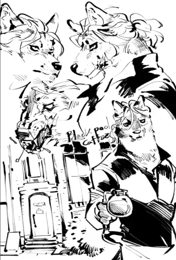 Wolf & Bear & Cafe // Fox & Tiger & Cup Noodles Fhentai - Page 37