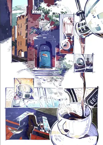 Wolf & Bear & Cafe // Fox & Tiger & Cup Noodles Fhentai - Page 4