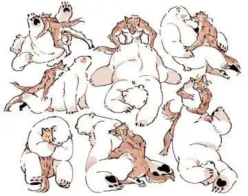 Wolf & Bear & Cafe // Fox & Tiger & Cup Noodles Fhentai - Page 47