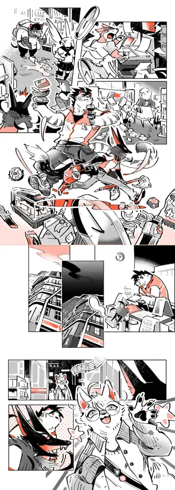 Wolf & Bear & Cafe // Fox & Tiger & Cup Noodles Fhentai - Page 57