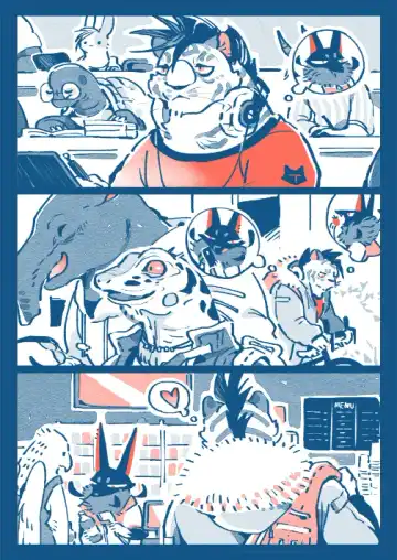 Wolf & Bear & Cafe // Fox & Tiger & Cup Noodles Fhentai - Page 63