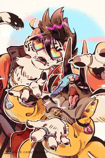 Wolf & Bear & Cafe // Fox & Tiger & Cup Noodles Fhentai - Page 75