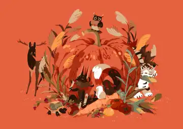 Wolf & Bear & Cafe // Fox & Tiger & Cup Noodles Fhentai - Page 84