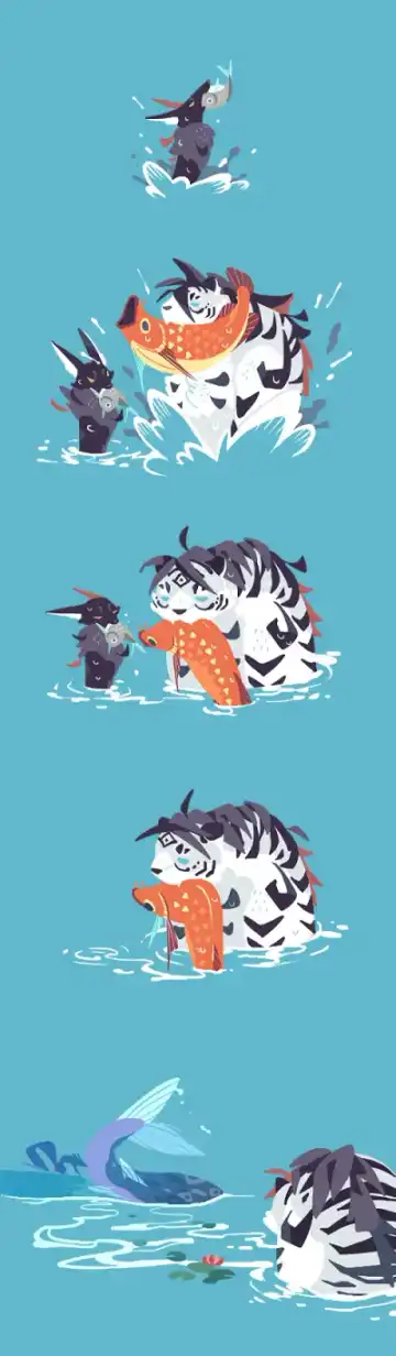 Wolf & Bear & Cafe // Fox & Tiger & Cup Noodles Fhentai - Page 89