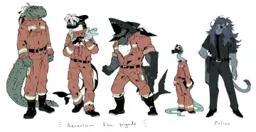 Wolf & Bear & Cafe // Fox & Tiger & Cup Noodles Fhentai - Page 98