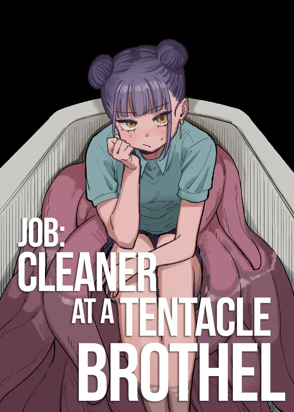 [Kanashiro No Hako] Shokushu Fuuzoku Seisou Baito | Job: Cleaner at at Tentacle Brothel Fhentai - Page 1