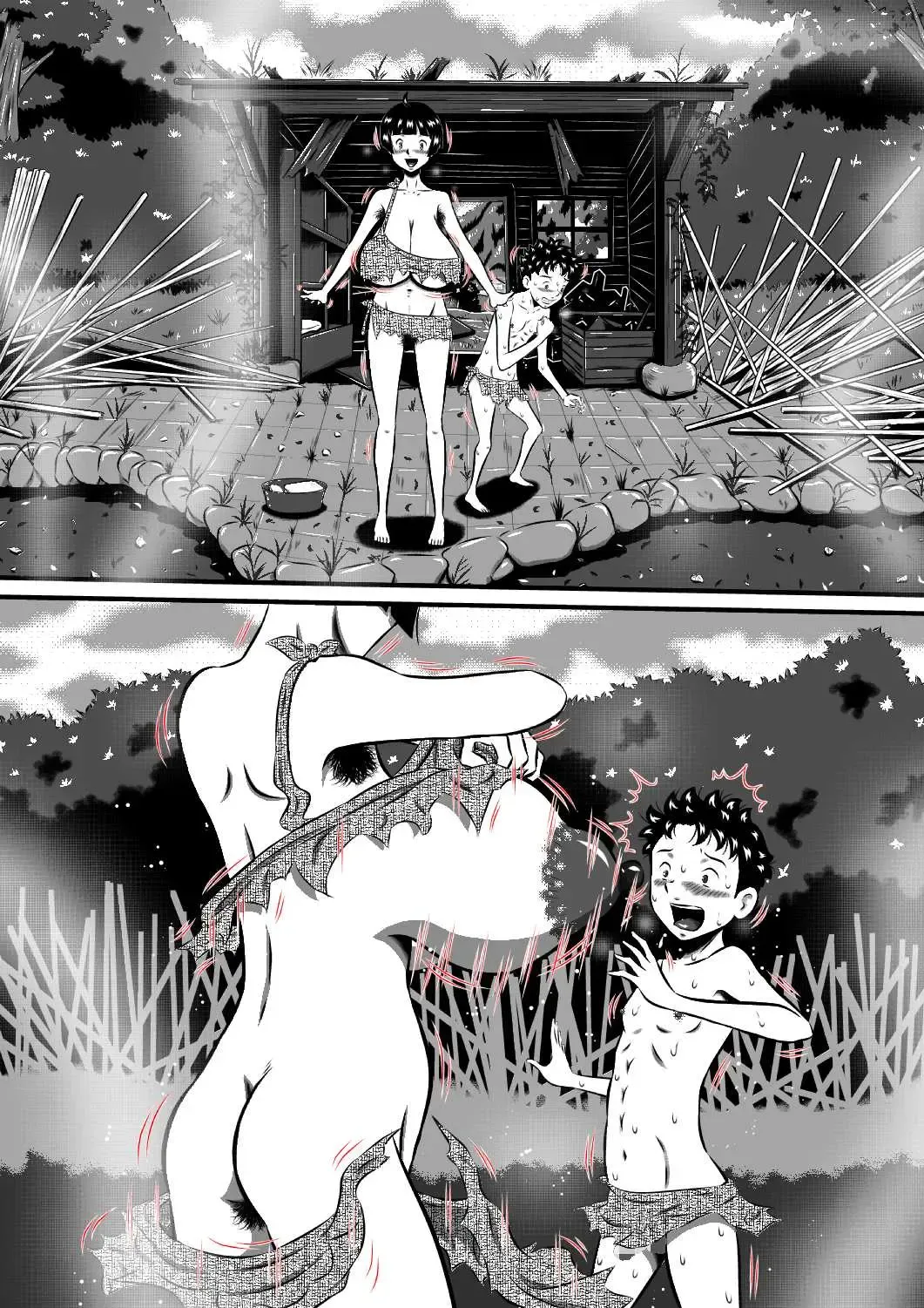 [Point Takashi] Mama to Haikyo de Survival? Watashi (Mama) ga Musuko (Anata) o Kitaete Ageru! Fhentai - Page 37