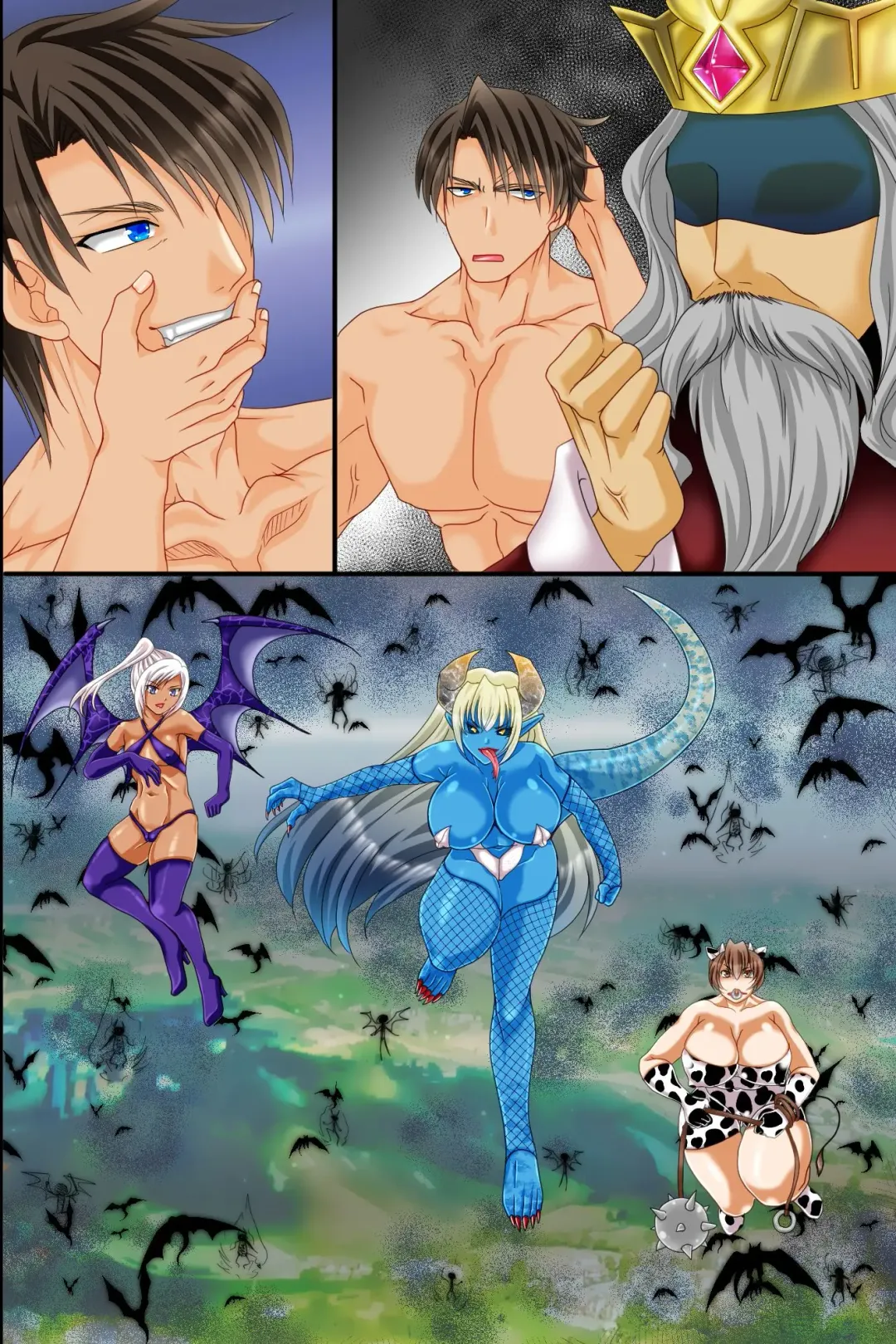 Ore TUEEEE Ue ni Kyokon de Saikyou sugiru! Isekai Onna wa Zenin, Yuusha Senyou Haramase Tank Fhentai - Page 92