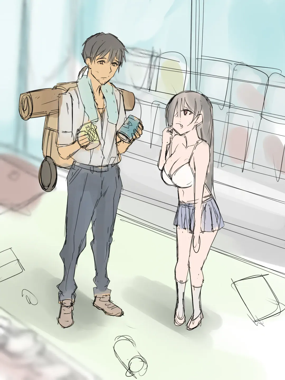 [Daigaijin - Kagemusya] Zombie Harem Life ~Koutai Mochi no Ore to Bakunyuu Zombie~ 4 Fhentai - Page 50