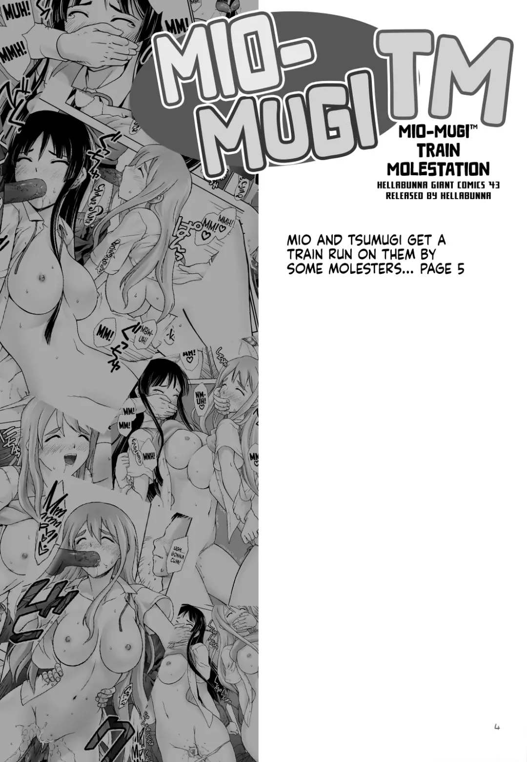 [Iruma Kamiri] Mio-Mugi Train Molestation | MIO-MUGi Densya Chikan Fhentai - Page 4