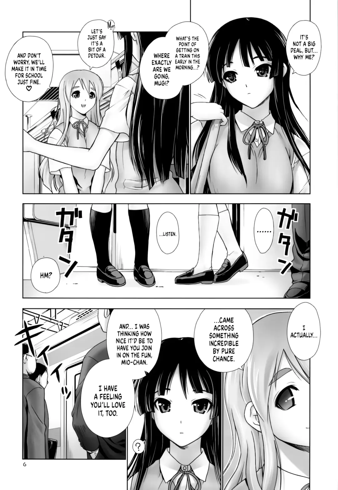[Iruma Kamiri] Mio-Mugi Train Molestation | MIO-MUGi Densya Chikan Fhentai - Page 6