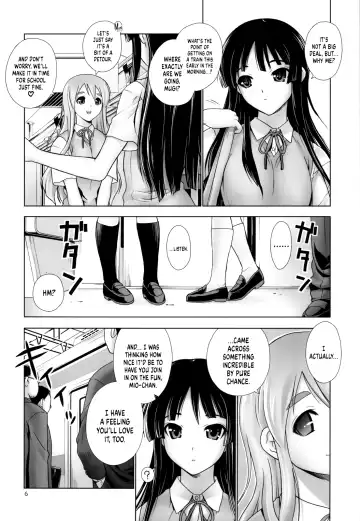 [Iruma Kamiri] Mio-Mugi Train Molestation | MIO-MUGi Densya Chikan Fhentai - Page 6