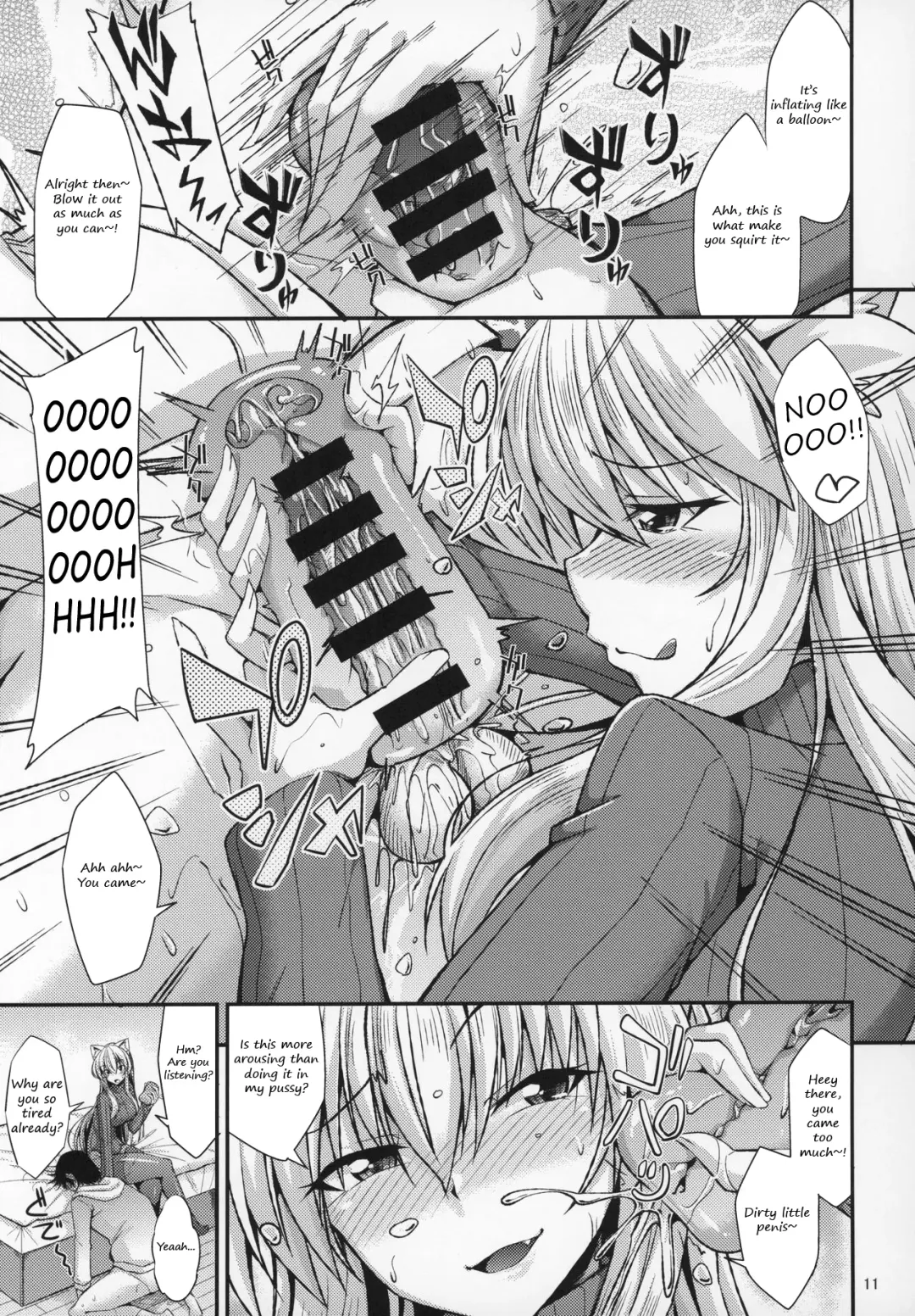 [Nokoppa] Nekomimi Onee-san to Onaho de Nyan Nyan | The cat-eared Onee-san and the Onahole Fhentai - Page 12