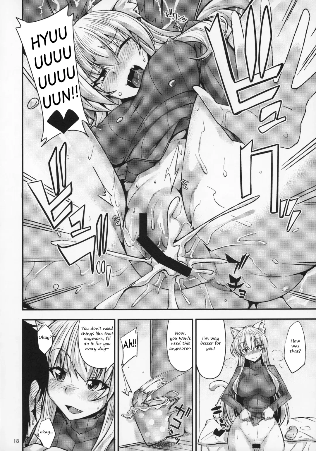[Nokoppa] Nekomimi Onee-san to Onaho de Nyan Nyan | The cat-eared Onee-san and the Onahole Fhentai - Page 19