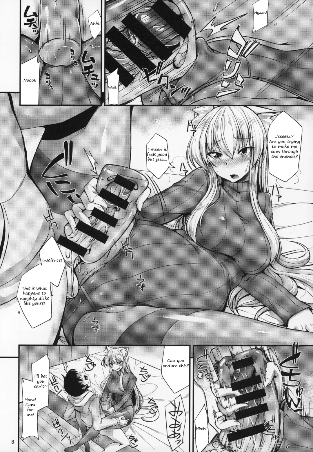 [Nokoppa] Nekomimi Onee-san to Onaho de Nyan Nyan | The cat-eared Onee-san and the Onahole Fhentai - Page 9