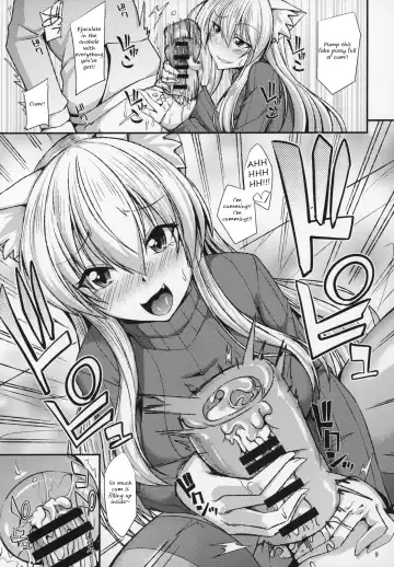 [Nokoppa] Nekomimi Onee-san to Onaho de Nyan Nyan | The cat-eared Onee-san and the Onahole Fhentai - Page 10