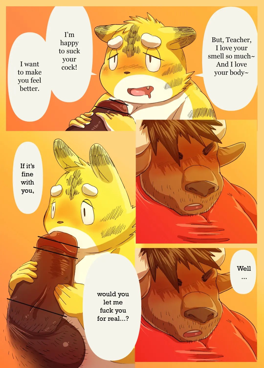 [Rusk] Muscular Bull Teacher & Chubby Tiger Student 1 Fhentai - Page 25