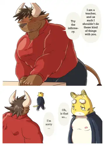 [Rusk] Muscular Bull Teacher & Chubby Tiger Student 1 Fhentai - Page 8