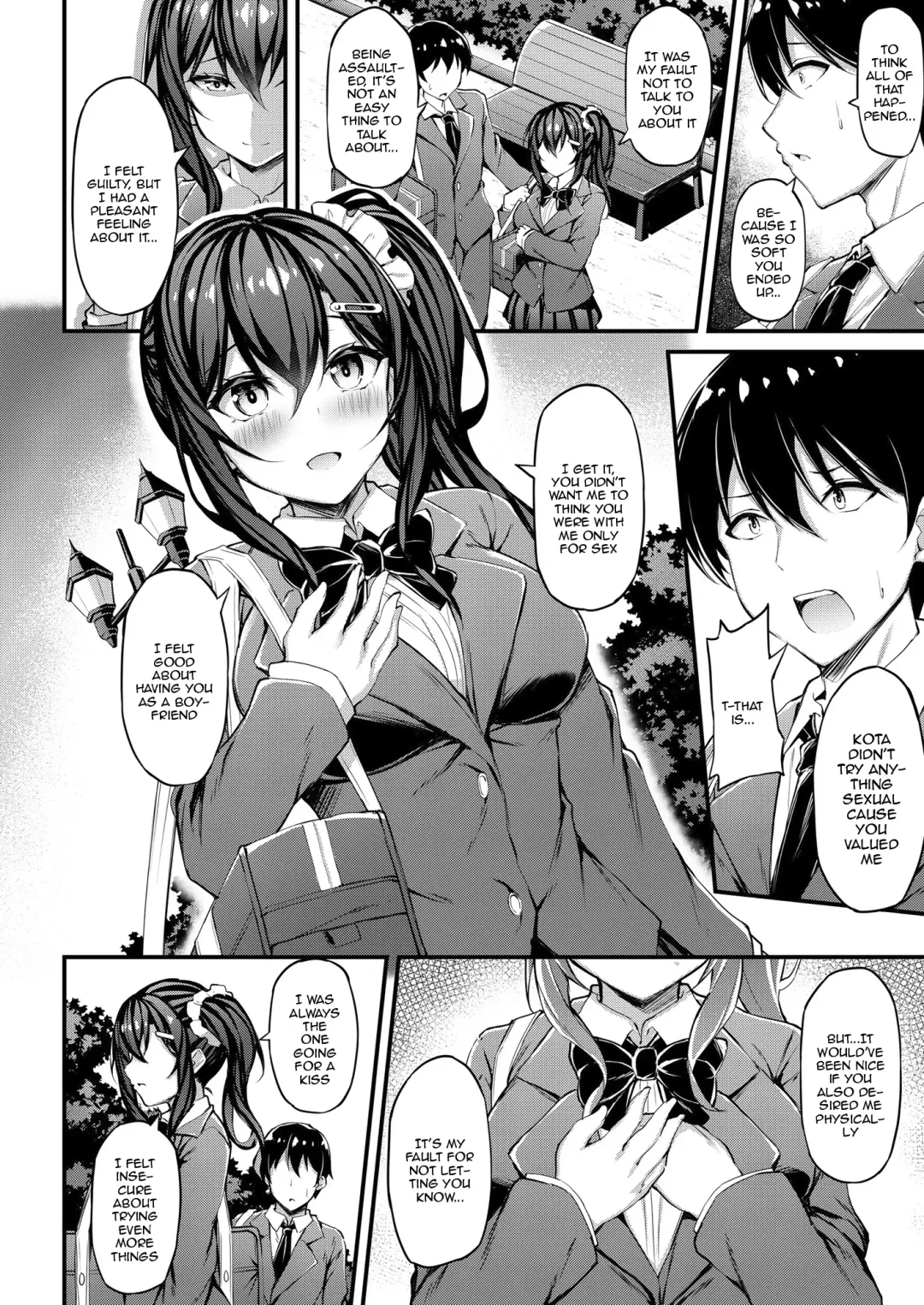 [Xe] Kanojo ga Separate o Matou Riyuu -Watashi no Oji-san ni Sasageru Seishun Iro no Separate- | The Reason My Girlfriend Wears a Two-Piece Track Uniform -The Youth-colored Uniform That I Offer To an Old Man- Fhentai - Page 11