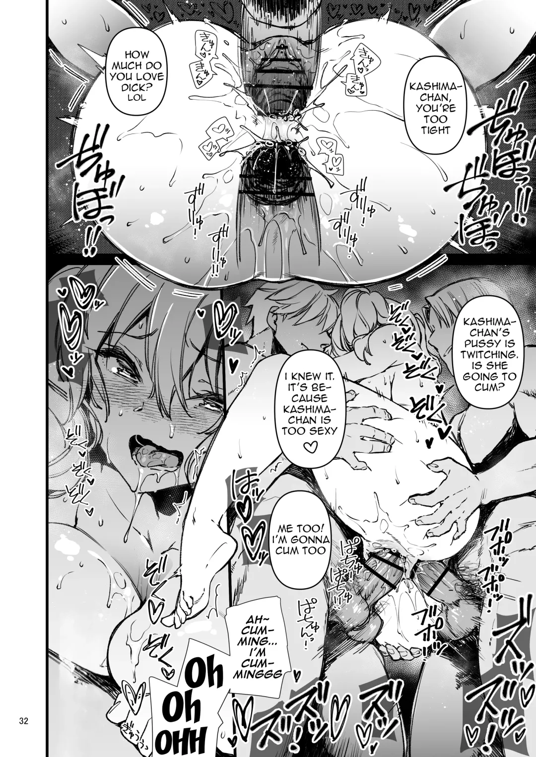 [Kekocha] Shitsuren Kashima no Natsuyasumi 2 | Heart-broken Kashima's Summer Vacation 2 Fhentai - Page 31