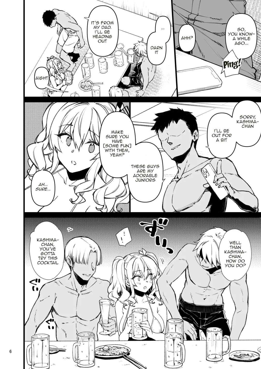 [Kekocha] Shitsuren Kashima no Natsuyasumi 2 | Heart-broken Kashima's Summer Vacation 2 Fhentai - Page 5