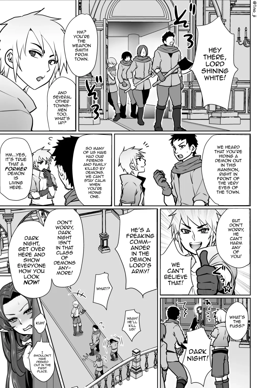 [Ichino Milk] Maou-gun no Moto Kanbu ga Yuusha ni Makete Mesu ni Sareru Hanashi 1 Fhentai - Page 16