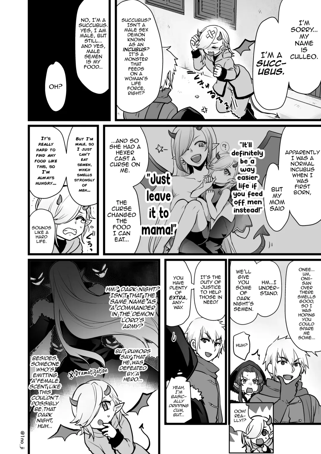 [Ichino Milk] Maou-gun no Moto Kanbu ga Yuusha ni Makete Mesu ni Sareru Hanashi 1 Fhentai - Page 51