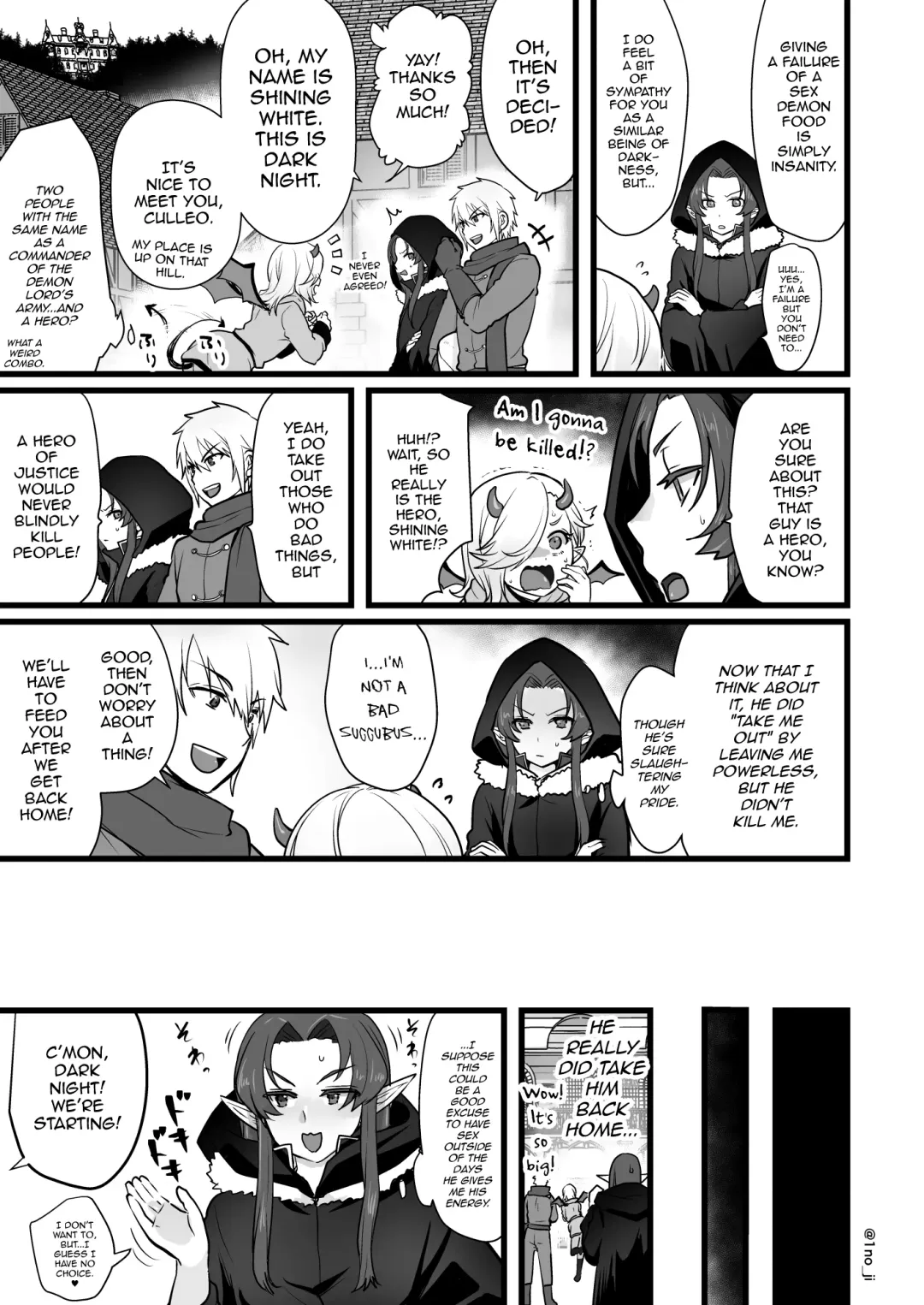 [Ichino Milk] Maou-gun no Moto Kanbu ga Yuusha ni Makete Mesu ni Sareru Hanashi 1 Fhentai - Page 52