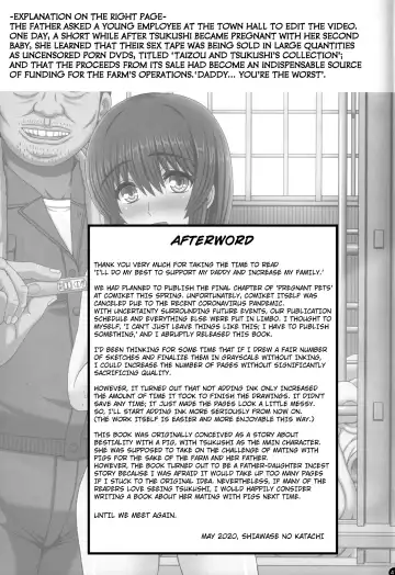 [Shiawase No Katachi] Oyako Soukan Otou-san no Aka-chan o Ofuroba de Umu made no Watashi no Ninshin Kiroku Fhentai - Page 40