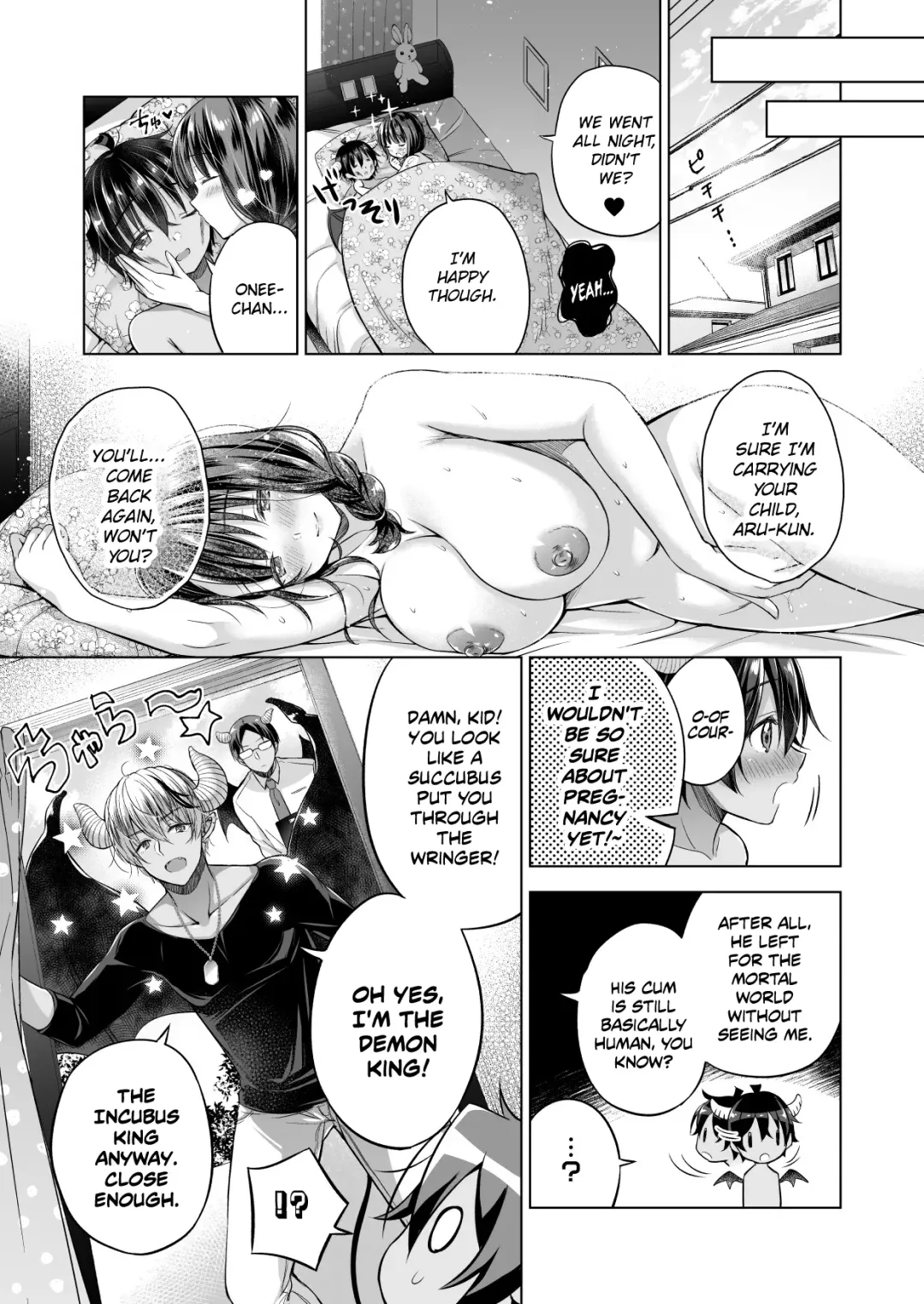 [Mitsu King] Tensei Incubus wa Tonari no Onee-chan o Haramasetai | A Reincarnated Incubus Wants to Impregnate the Girl Next Door Fhentai - Page 34