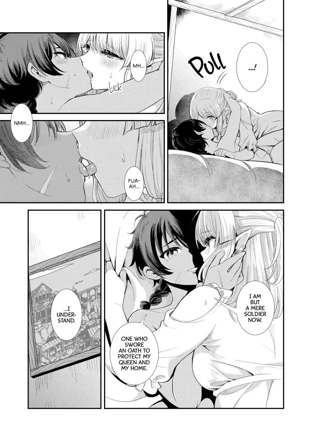 [Takeshisu] Tsuki Akari no Yoru ni | Under the Moonlit Night Fhentai - Page 14
