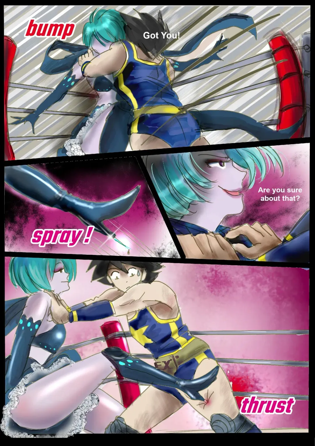 [Milda7] A Hero Turned Female Heel Fhentai - Page 3