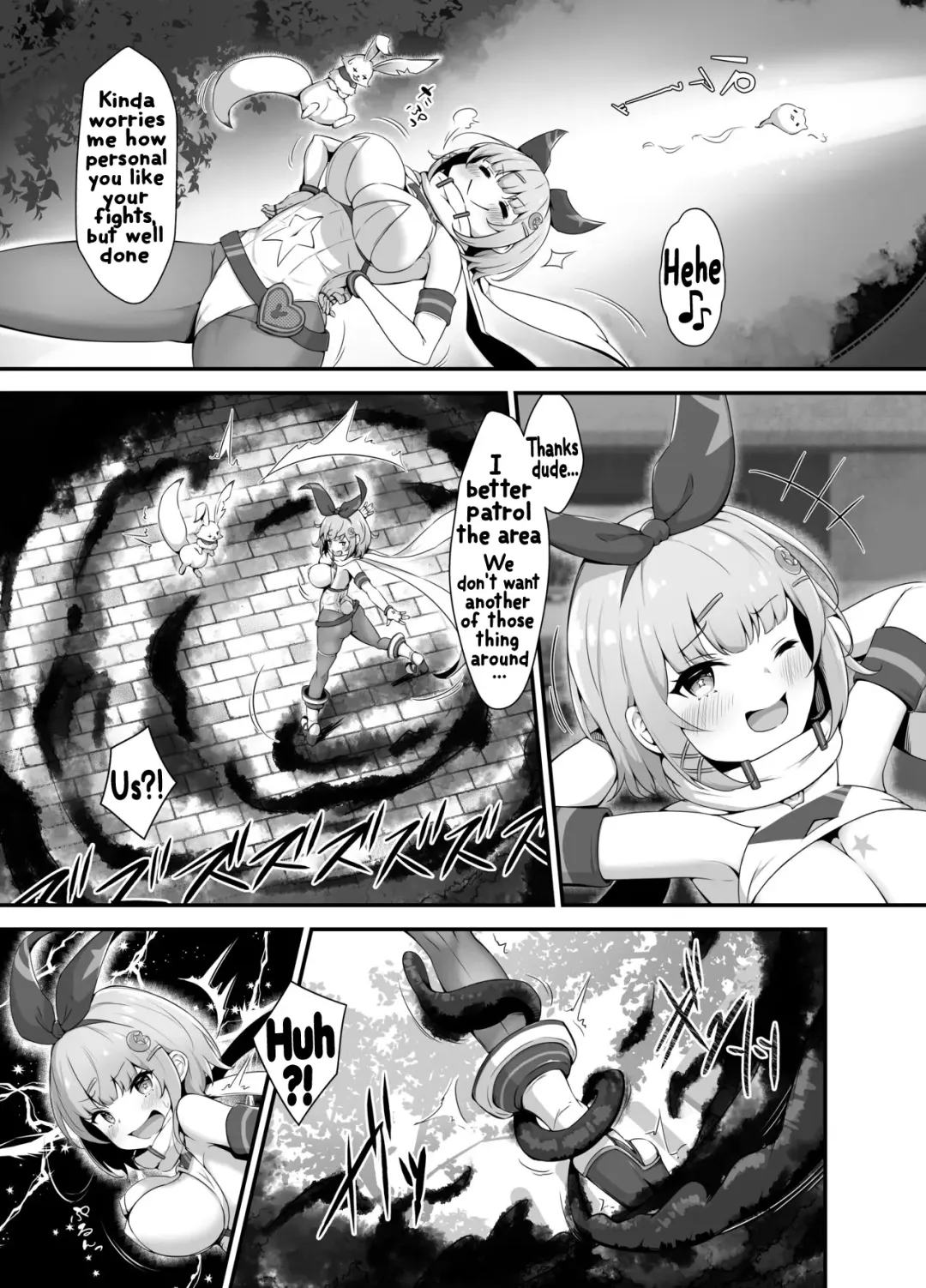 [Nukui Lususu] Tinkle☆Kirara～The shape shifting heroine VS The evil tentacles～ Fhentai - Page 13