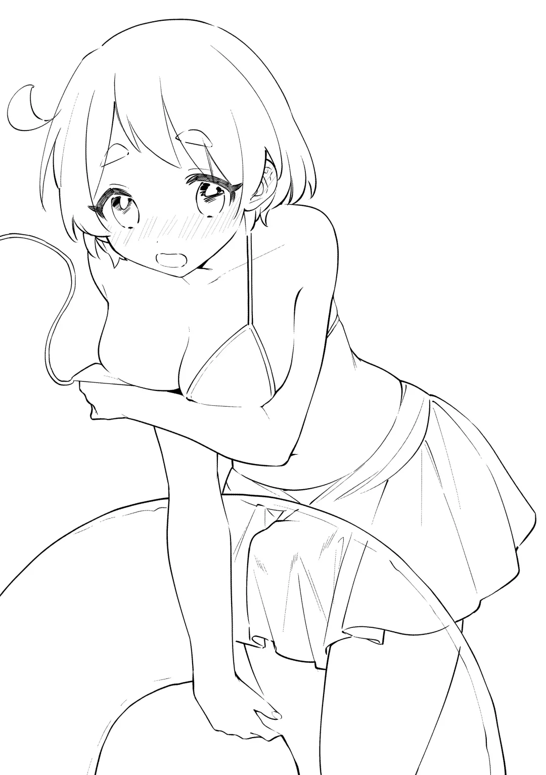 [Sakuraba Rokusuke] Futanari Kanojo no Mizugi ni Komara Sareru Kai Fhentai - Page 2