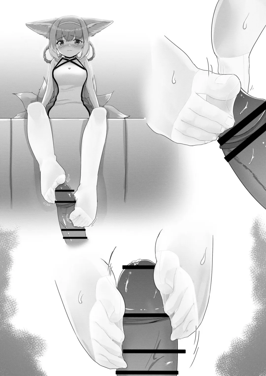 [Toumei] Hakken, Asobu, Tsukamatta? Fhentai - Page 4