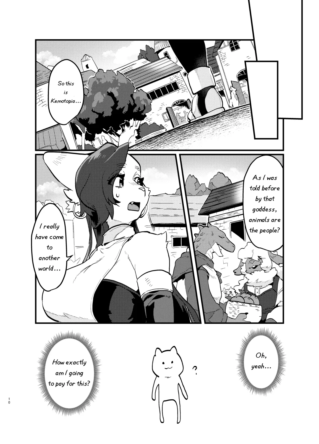 [Teko] Oshikatsu Shachiku ga Isekai Tensho TF shitara Mesukemo datta Ken | Tired Office Worker is Reincarnated In Another World TF and then Became A Female Kemono Fhentai - Page 11