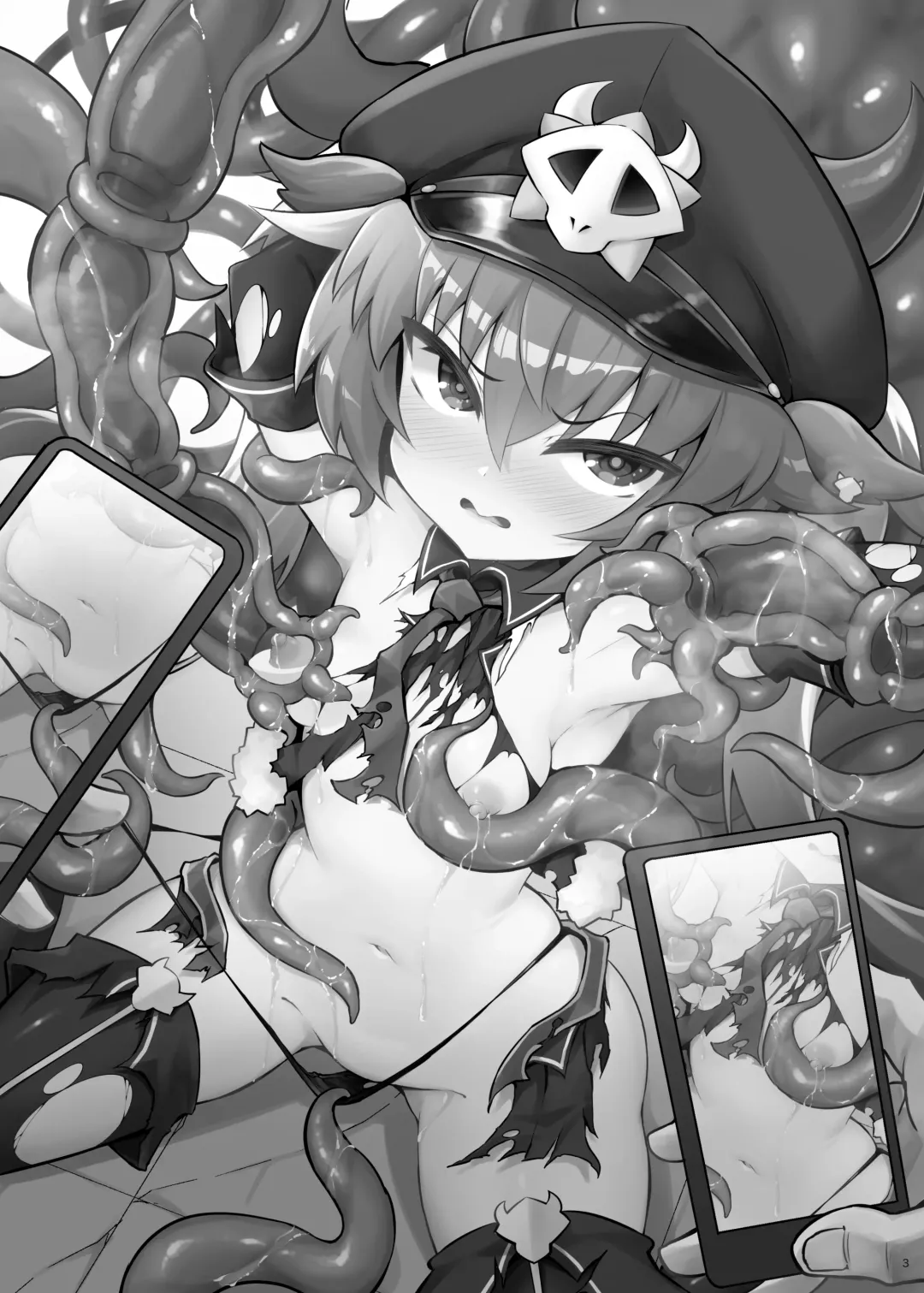 [Sasamashin] Wakaraseyou! Aku no Mesugaki Onna Kanbu Fhentai - Page 3