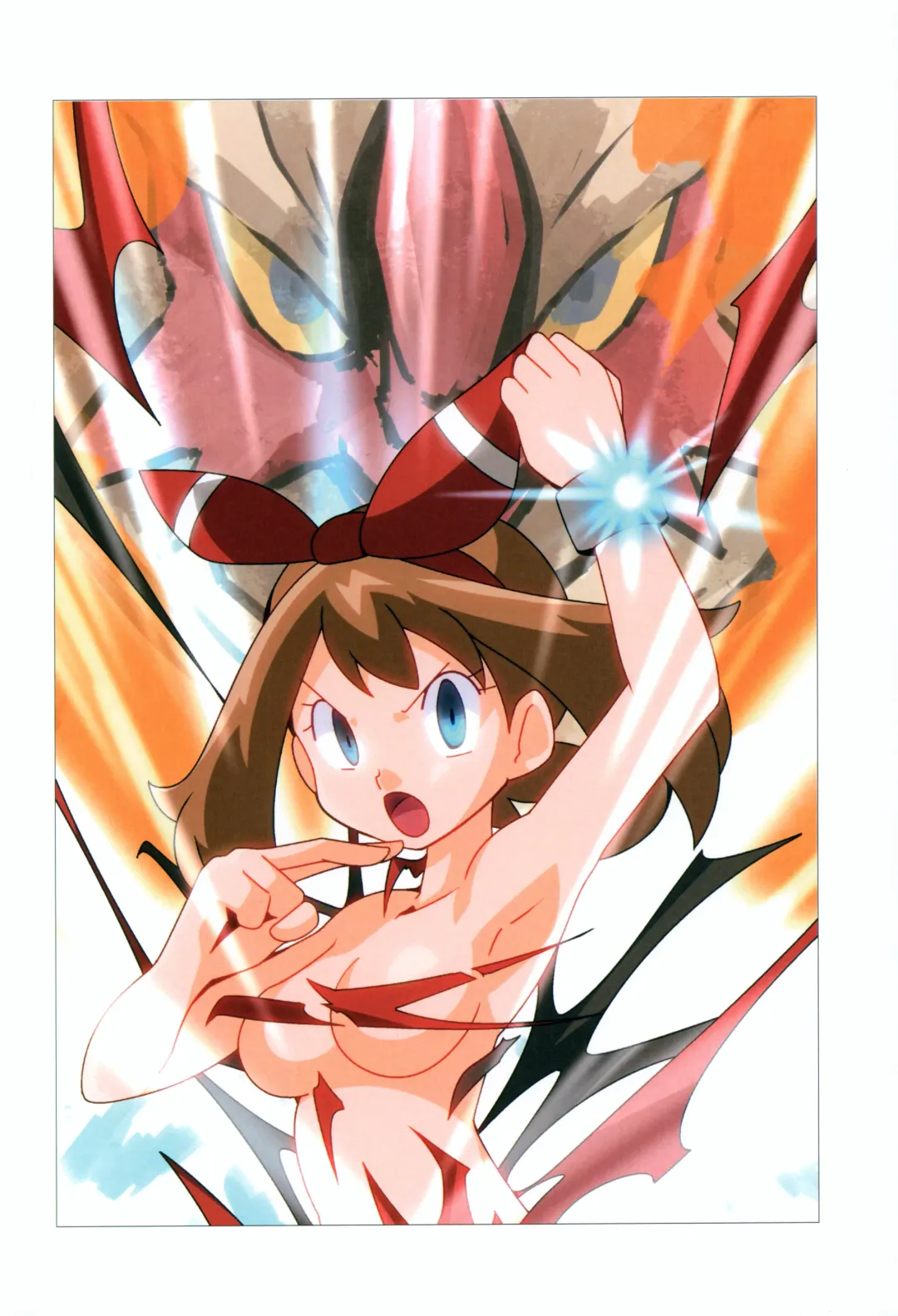 [Hainchu] Mega Shinka de Fuku ga Hajiketobu Illust-bon Fhentai - Page 13