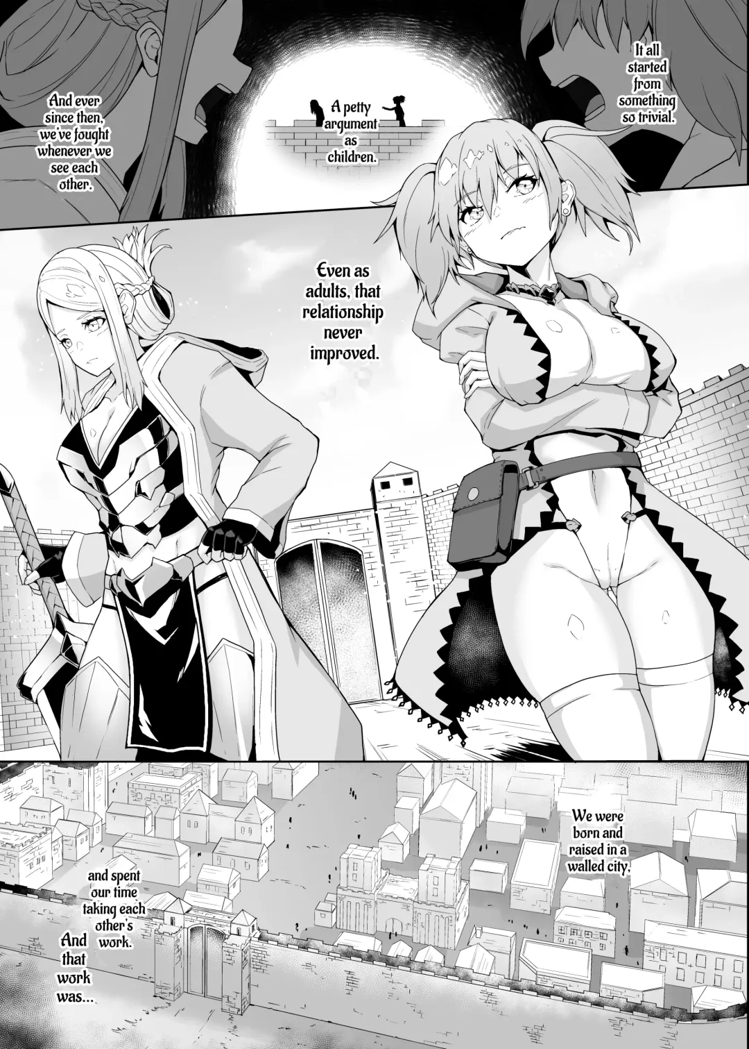 [Gotarou] A Witch and Swordswoman Lose Everything To Forced Futanari Level Draining Sex | Level Drain Futanari Kyousei Sex o Saserarete, Subete o Ushinau Onna Mahoutsukai to Onna Kenshi Fhentai - Page 2