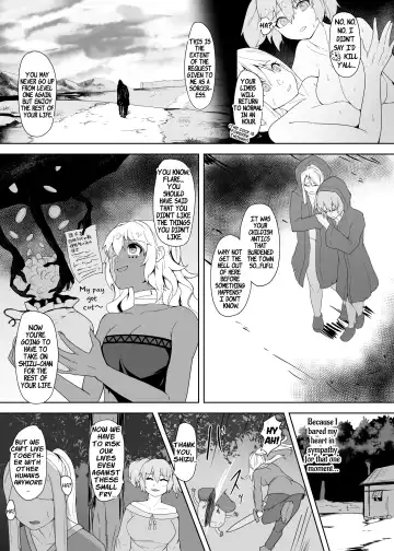 [Gotarou] A Witch and Swordswoman Lose Everything To Forced Futanari Level Draining Sex | Level Drain Futanari Kyousei Sex o Saserarete, Subete o Ushinau Onna Mahoutsukai to Onna Kenshi Fhentai - Page 35
