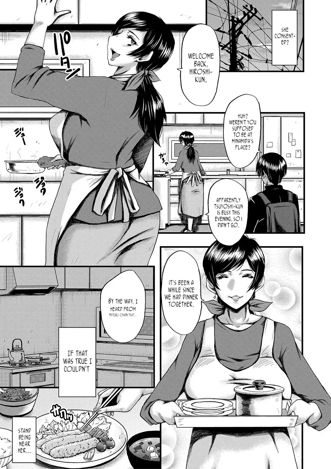 [Sink] Tomodachi, Osananajimi mo Kaa-san mo Netorareru | My friend stole away both my childhood friend and my mother Fhentai - Page 129