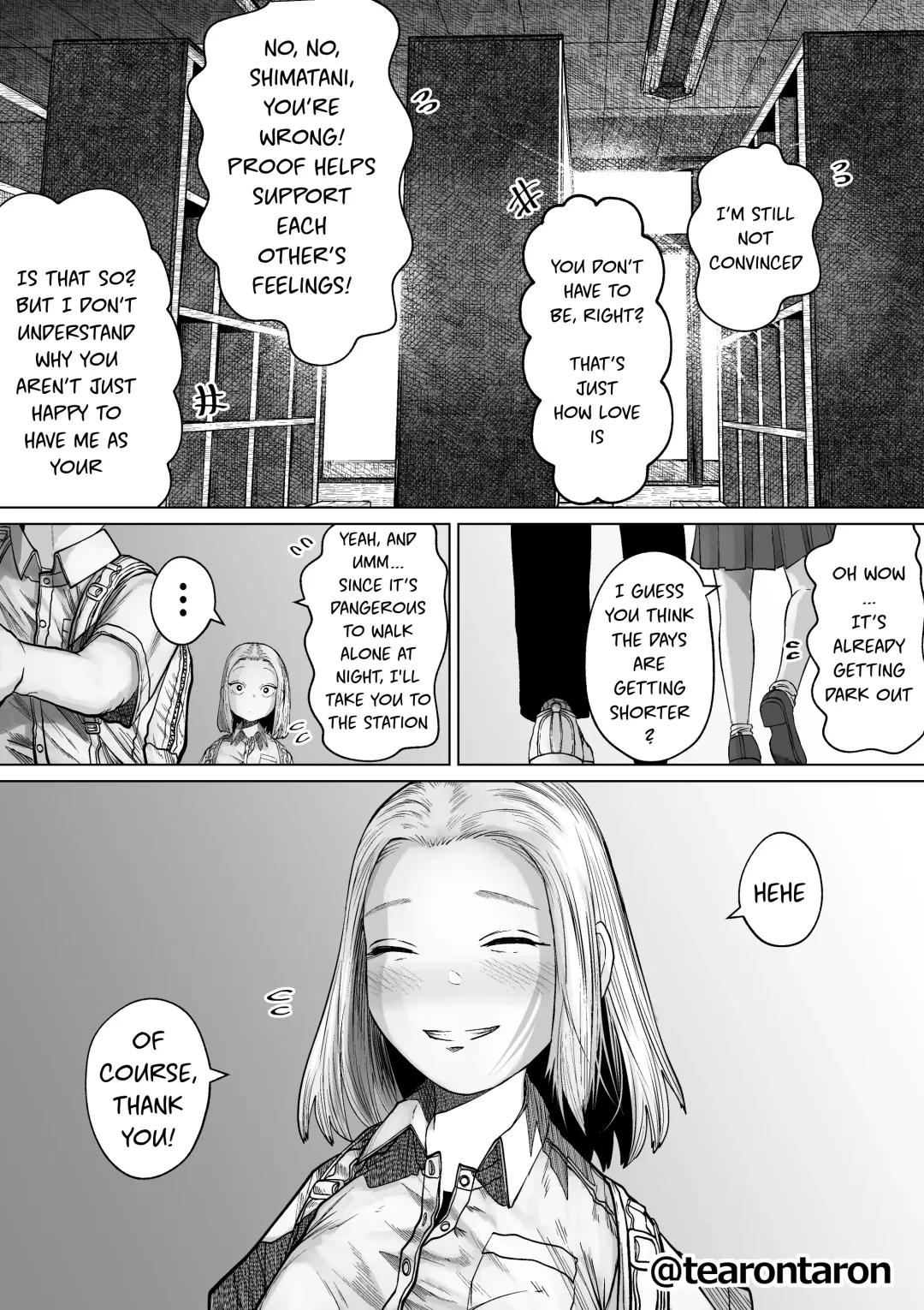 [Tearontaron] The story of the most unbalanced couple in school | Gakkou de Ichiban Futsuriai na Couple no Hanashi Fhentai - Page 30