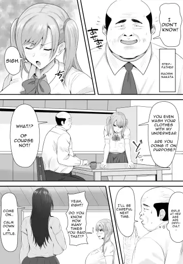 [Shiki] Kyonyuu JK o Tasuketakereba Musume no Hadaka Atete mite | Guess Which One's Your Naked Busty JK Daughter Or Else! Fhentai - Page 4