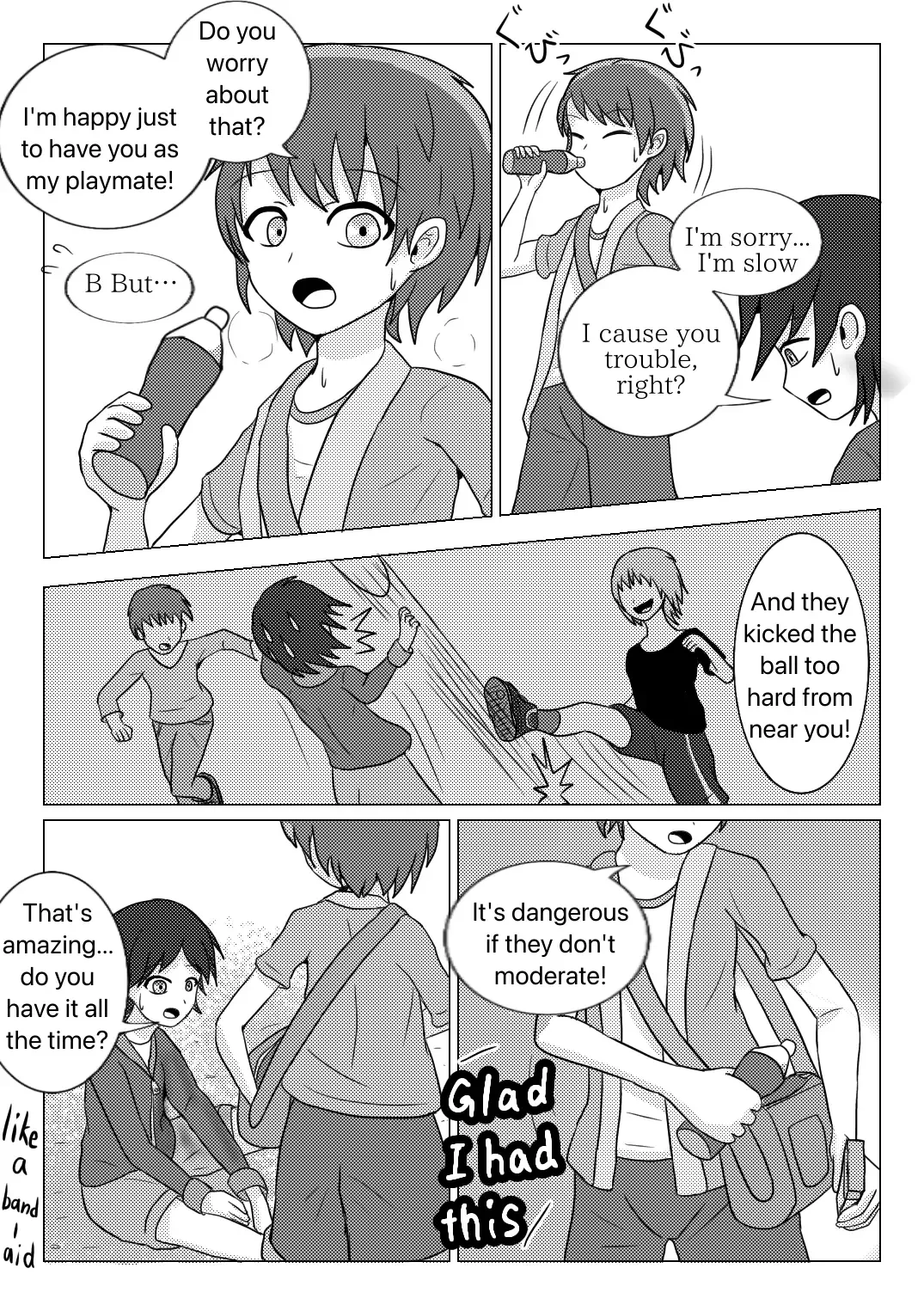 [Naganine] Shuugakuryokou no Bus no Naka de -Suitou to Bansoukou- | In the school trip bus -Water bottle and band-aid- Fhentai - Page 29