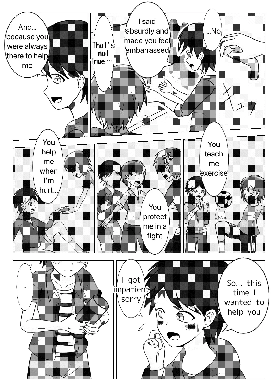 [Naganine] Shuugakuryokou no Bus no Naka de -Suitou to Bansoukou- | In the school trip bus -Water bottle and band-aid- Fhentai - Page 48